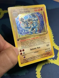 Machamp 8/102 Base Set First 1st Edition Holo Rare Wotc Original Pokemon Card - Image 4