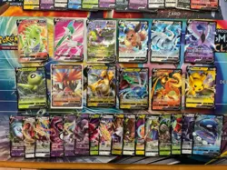 Pokemon Card Lot Full Art Alt Art Fire Lugia Rayquaza Eevee Charizard 57 Cards - Image 2
