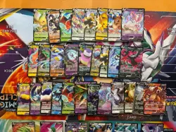 Pokemon Card Lot Full Art Alt Art Fire Lugia Rayquaza Eevee Charizard 57 Cards - Image 3