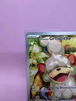 Hisuian Growlithe - 181/167 Sv06: Twilight Masquerade Holo Pokemon Card - NM/M - Image 2