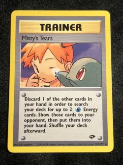 Pokemon Card - Misty's Tears Gym Challenge 118/132 Uncommon - Image 1