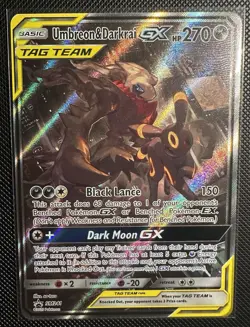 Pokemon TCG Umbreon & Darkrai GX SM241 Sun & Moon Promo Card NM Condition - Image 1