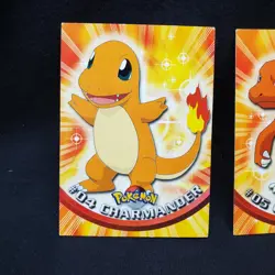 Charmander Charmeleon Charizard 1999 Nintendo Topps Chrome Cards #4 #5 #6 LOT - Image 3