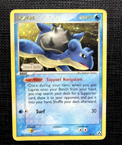 Pokemon TCG Lapras EX Legend Maker Stamped Reverse Holo Card #8/92 - Image 1