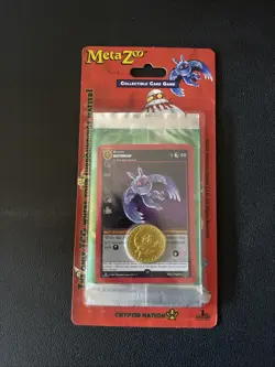 Cryptid Nation MetaZoo 1st Edition Blister Pack Mothman Promo Card New Sealed - Image 1