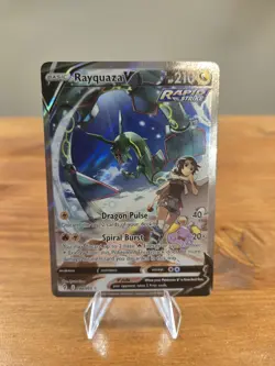 Rayquaza V Evolving Skies 194/203 Holo Ultra Rare Card Alt Art Pokemon Near Mint - Image 1