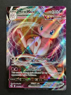 Mew VMAX 114/264 Swsh08: Fusion Strike Ultra Rare NM Pokemon Card - Image 1