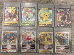 Pokemon TCG Scarlett & Violet SWSH Jumbo Card Lot (x8) - Image 1