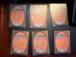 6 Card Red Alternate 4th Edition Lot - MTG - Wall of Fire, Brute, Hill Giant NM - Image 2