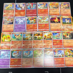 Lot of 26 Pokemon Ponyta Rapidash Cards Japanese TCG Mixed Lot Collection - Image 1