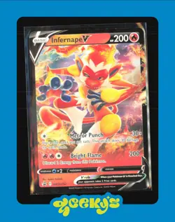 Infernape V SWSH252 SWSH: Sword & Shield Promo Cards Holo - Image 1