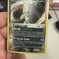 Dark Tyranitar - 20/109 - Pokemon Ex Team Rocket Returns Holo Card DMG - Image 2