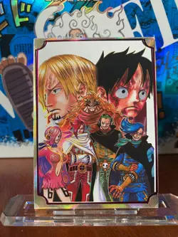 One Piece Anime Trading Card Comic Book Cover Design Card Luff# 16 GERMA 66 - Image 1