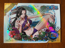 One Piece Anime Collectable Trading Card UR Insert BOA HANCOCK Refractor Card - Image 1