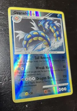 Pokemon TCG Gyarados 19/100 Stormfront Reverse Holo LP Pokemon Card Game! - Image 2
