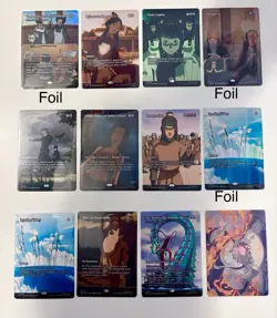 Magic The Gathering Avatar The Last Airbender, Bonus Sheet Card Lot. 11 Cards NM - Image 1