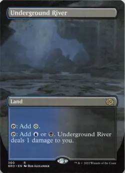Underground River (Borderless) R The Brothers' War 300 NM MTG - Image 1