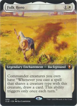 MTG Battle for Baldur's Gate - Folk Hero (Extended) - Image 1