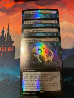 MTG Modern Horizons 3 Ripples of Undeath Extended Art Foil x 4 - Image 1