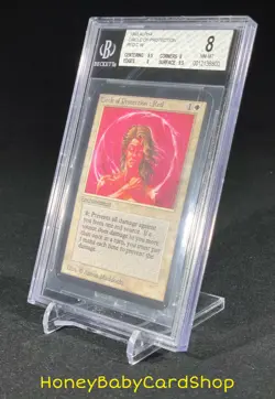 MTG Limited Edition Alpha 1993 Circle of Protection: Red BGS 8.0Q++ NM 93/94 - Image 3