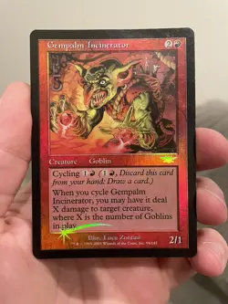 Gempalm Incinerator 2003 Legions FOIL Red Uncommon Sorcery MTG - Image 1