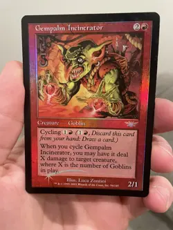 Gempalm Incinerator 2003 Legions FOIL Red Uncommon Sorcery MTG - Image 2