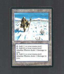 MTG Adarkar Wastes - Ice Age #351 Clean--Mint/LP - Image 1