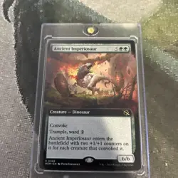 MTG Ancient Imperiosaur (Extended Art) - March of the Machine (MOM) #368 MTG - Image 3