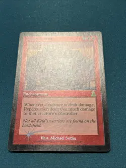 MTG Repercussion Urza's Destiny Foil Played Condition - Image 4