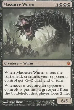 Mirrodin Besieged #46 Massacre Wurm - Image 1