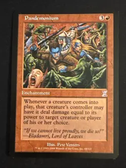1x Pandemonium (68) Time Spiral Timeshifted LP MTG Magic the Gathering x1 MKE - Image 1
