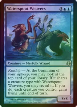 1 x Waterspout Weavers - Foil - Morningtide - LP - Magic The Gathering - MTG - Image 1