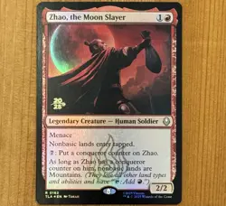 Zhao, the Moon Slayer [Prerelease] R 0162, NM Foil Promo, MTG Avatar TLA - Image 1