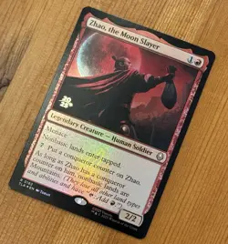 Zhao, the Moon Slayer [Prerelease] R 0162, NM Foil Promo, MTG Avatar TLA - Image 2