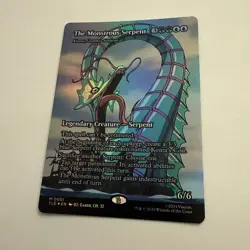 The Monstrous Serpent-Koma Cosmos Serpent FOIL 51 Avatar TLE MTG Mythic Unplayed - Image 2