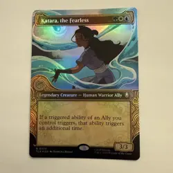 Katara, the Fearless FOIL Showcase 350 Avatar TLA MTG Rare Unplayed Mint M/NM - Image 1