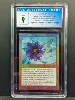 CGC Graded 9 FOIL LOTUS BLOOM - Time Spiral Promo - MTG Magic the Gathering (b) - Image 1