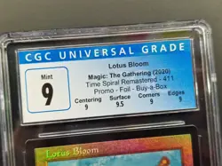 CGC Graded 9 FOIL LOTUS BLOOM - Time Spiral Promo - MTG Magic the Gathering (b) - Image 3