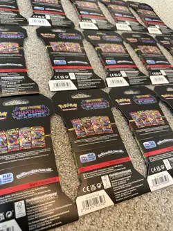 Pokemon TCG SEALED Phantasmal Flames Sleeved Booster Pack (LOT OF 15) - Image 3