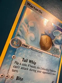Wartortle Crystal Guardians Reverse Holo Stamped 43/100 Pokemon Card LP - Image 3
