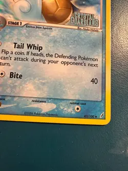 Wartortle Crystal Guardians Reverse Holo Stamped 43/100 Pokemon Card LP - Image 4