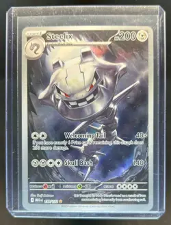2025 Pokemon Mega Evolution MEG EN Steelix Illustration Rare #150/132 - Image 1