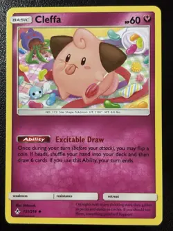 Cleffa 131/214 Uncommon SM - Unbroken Bonds Pokemon Card LP - Image 1