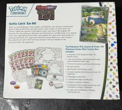 Scarlet & Violet 151 Pokemon Center Elite Trainer PC ETB SEALED w/ Case (Tears) - Image 4