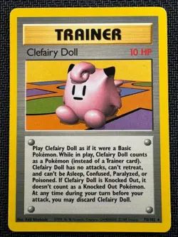 Clefairy Doll 070/102 WoTC Base Set Rare - Pokemon TCG - LP - Image 1