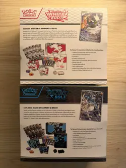 Pokemon TCG Black Bolt & White Flare ETB (Set of 2)! Factory sealed! - Image 2