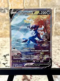 Pokemon Hisuian Samurott V Ultra Rare [Crown Zenith: Galarian Gallery GG51/GG70] - Image 2