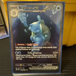 Pokemon Blastoise ex 200/165 Special Illustration Rare Scarlet & Violet 151 NM - Image 1