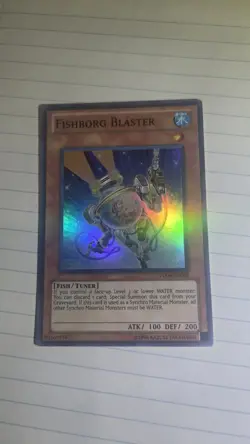Yu-Gi-Oh Fishborg Blaster Super Rare TU06-EN004 Turbo Pack NM - Image 2