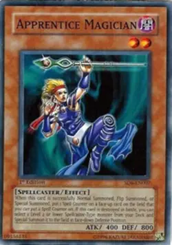 Apprentice Magician - SD6-EN007 - Common - 1st Edition - Lightly Played - Image 1